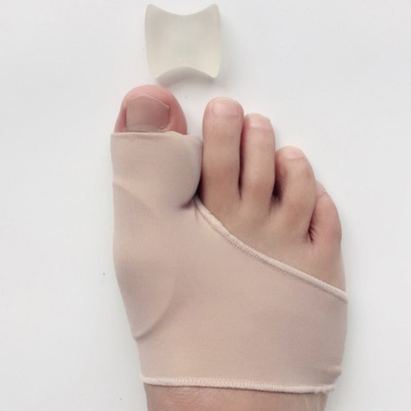 1 Paire Oignon Hallux Valgus Correcteur Coussin Gel en Nylon Extensible