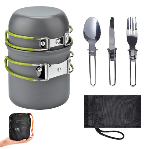 Kit de vaisselle de camping extérieur
