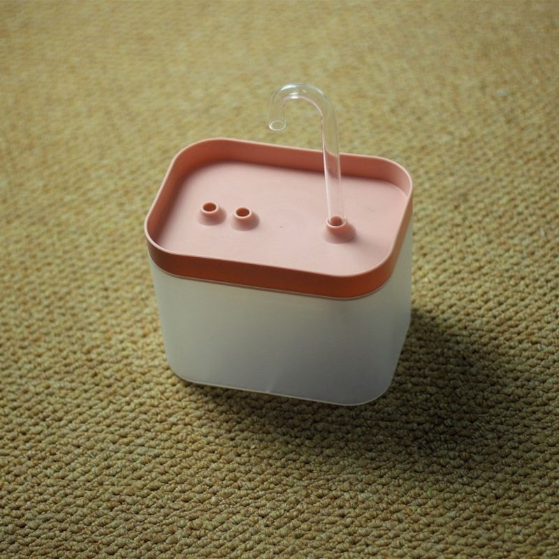 Fontaine à eau pour chat, filtre automatique USB électrique