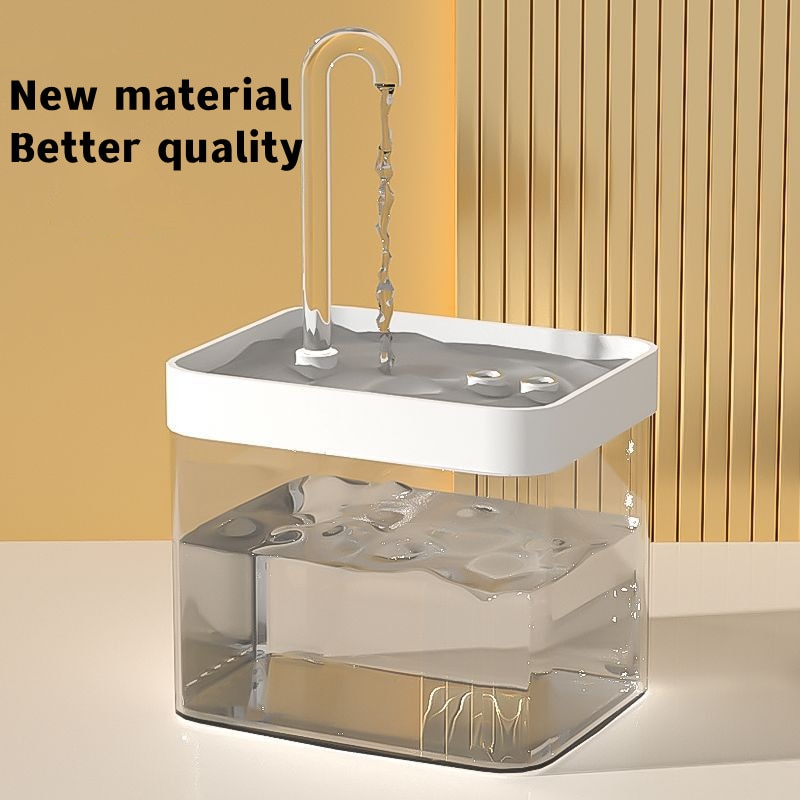 Fontaine à eau pour chat, filtre automatique USB électrique
