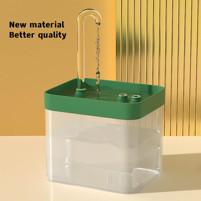 Fontaine à eau pour chat, filtre automatique USB électrique