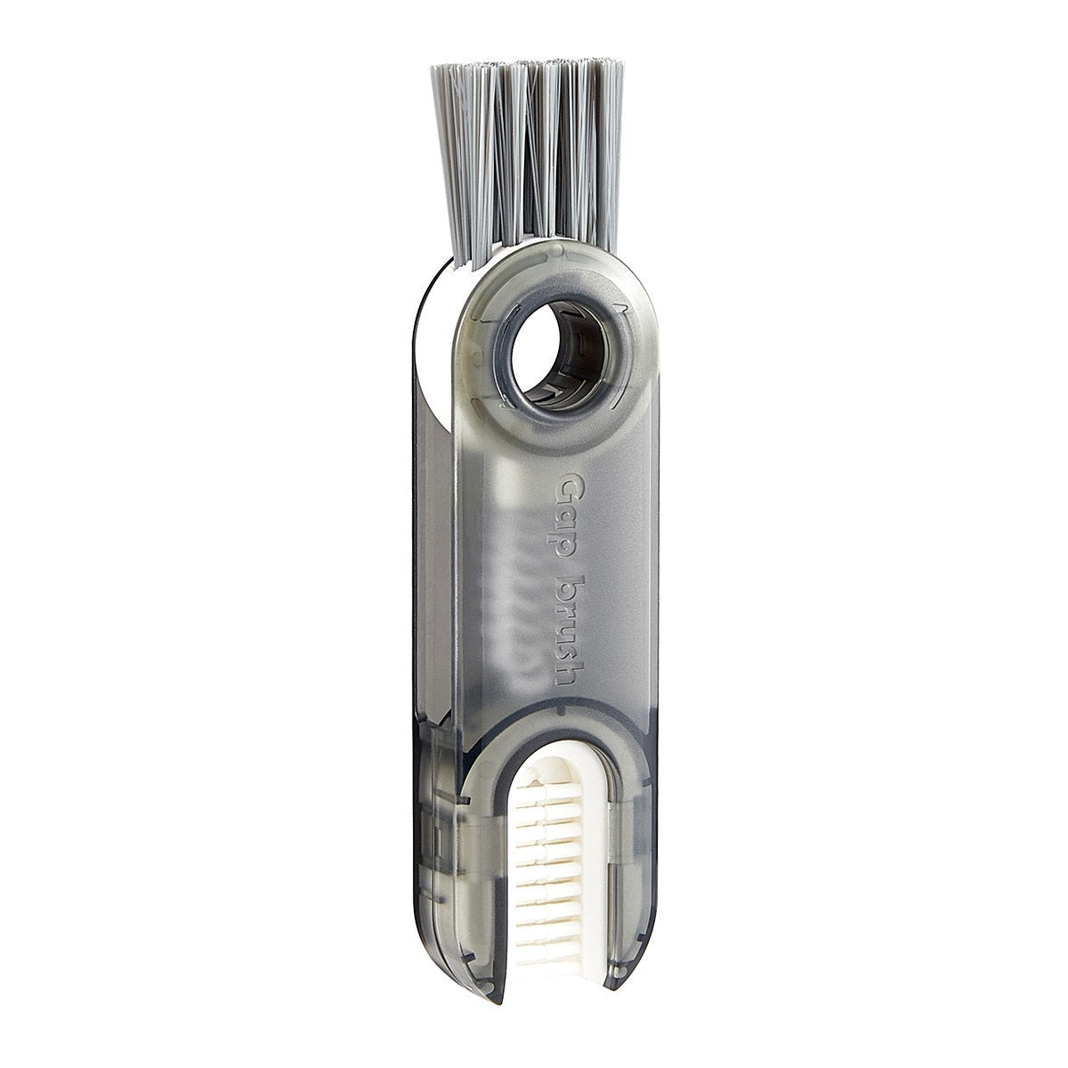 Brosse de nettoyage d'espaces de bouteilles 3-en-1