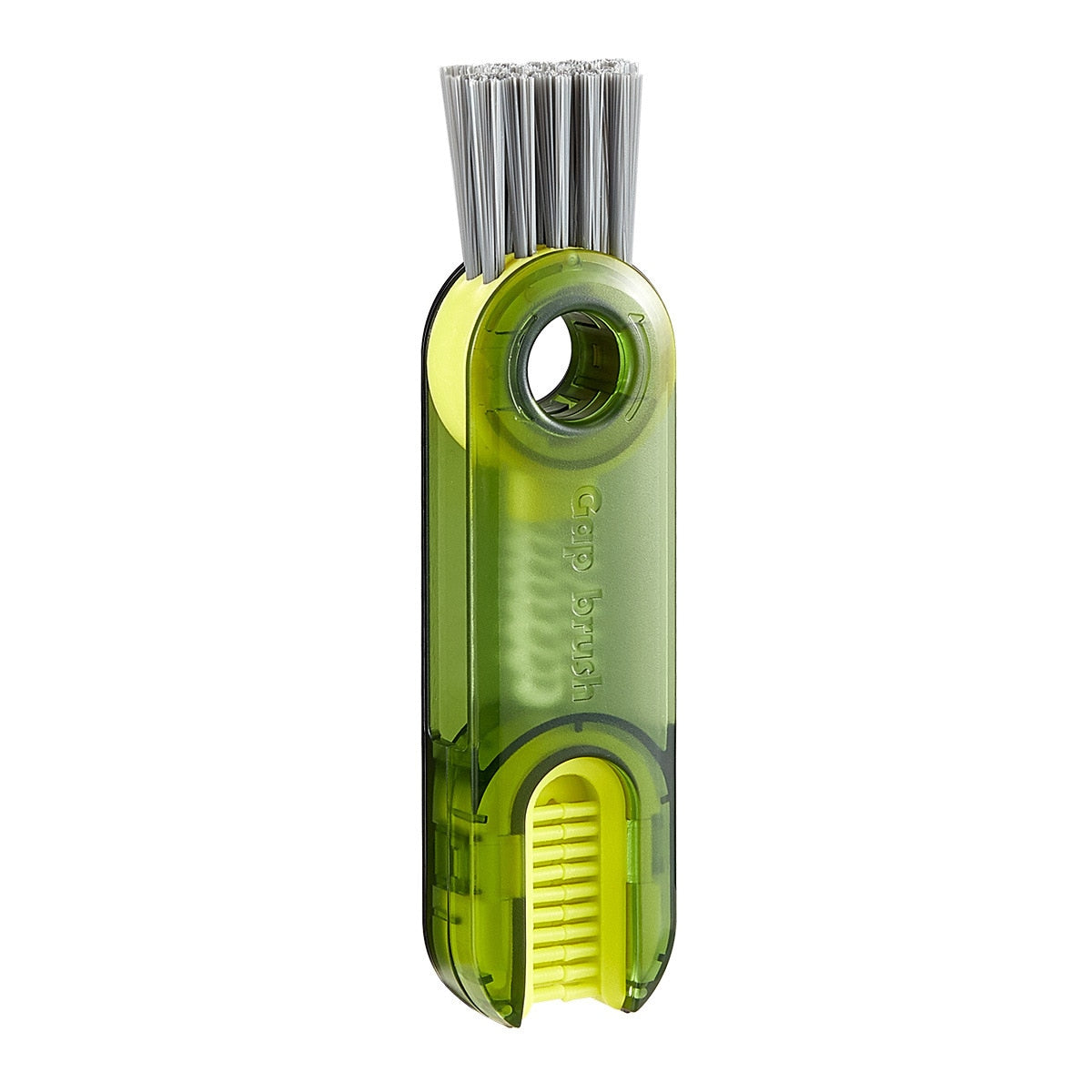 Brosse de nettoyage d'espaces de bouteilles 3-en-1