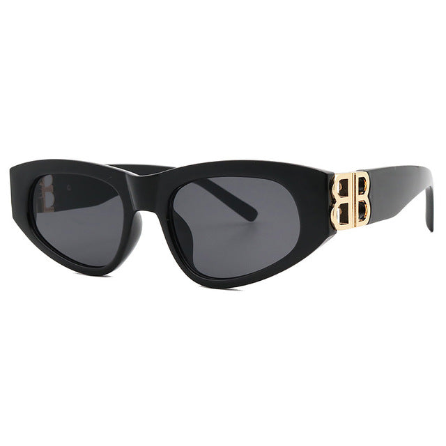 Lunettes de soleil rétro Black Shades